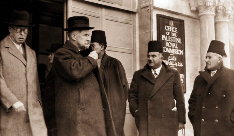 Peel-Kommission, Abu Ghosh 1936. Foto: Wikicommons