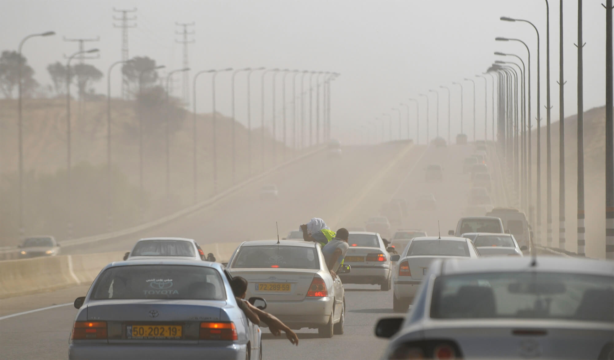 Highway 40, in der Nähe von Beer Scheva. Foto: Daniel Tchetchik<b class="textmedia__copyright"></b>