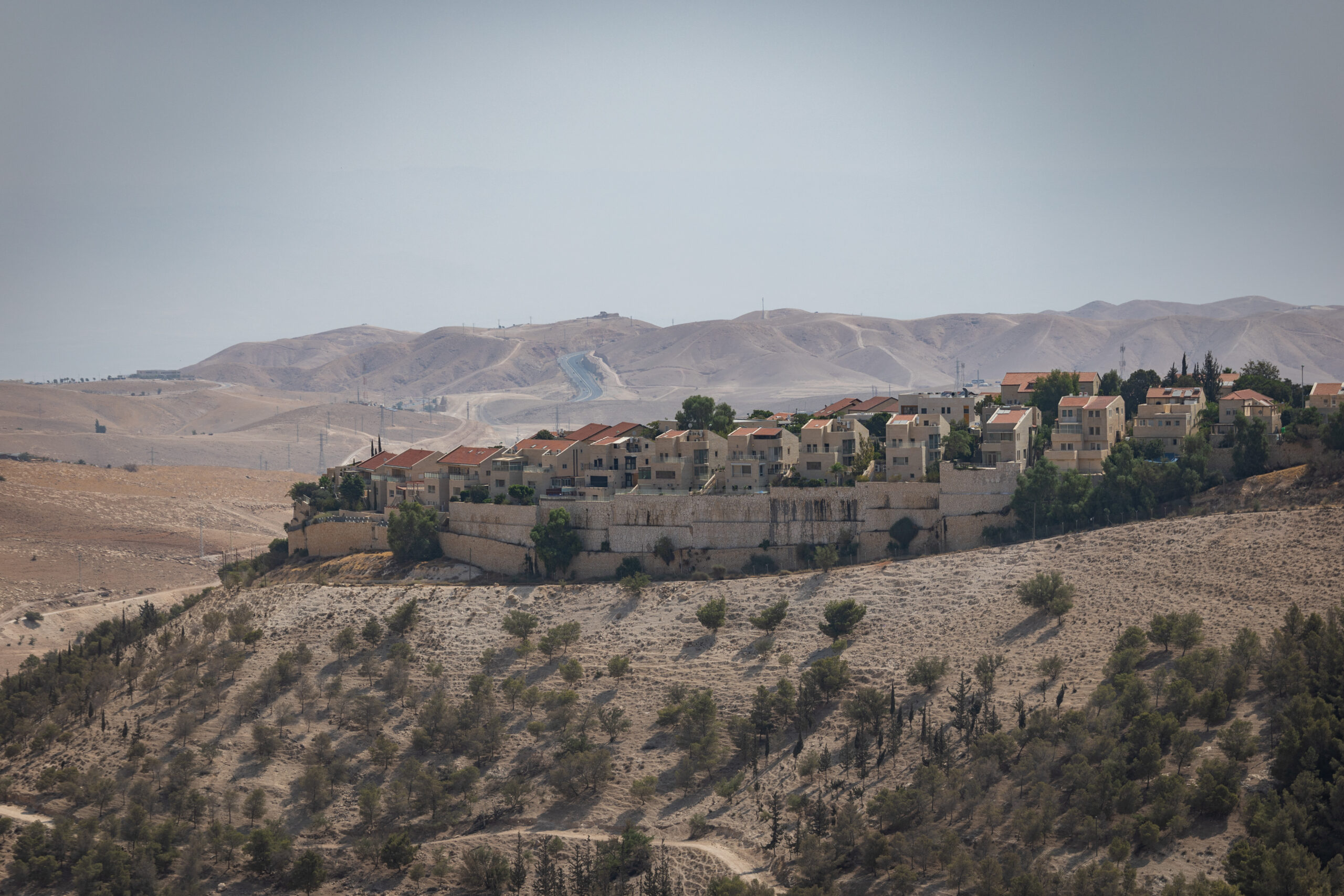 Das Westbank-Settlement Ma’aleAdumim, August 2025. (Jamal Awad/Flash90)