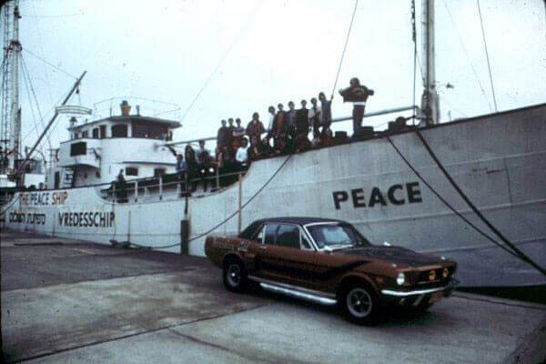 Schiff des Piratensender "Voice of Peace". 1973