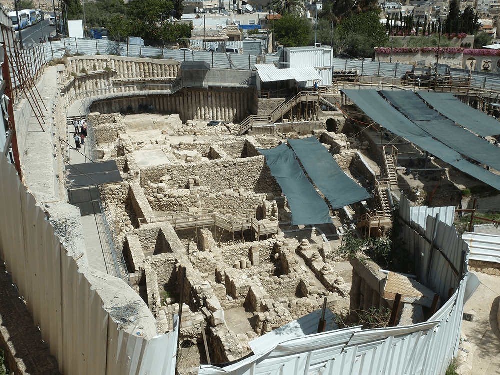 Ausgrabungsstätte "Ir David" (Davidstadt), Ost-Jerusalem. Photo EAPPI/L. Sharpe